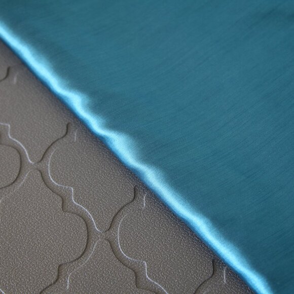 Teal Polyester Table Cloth - Picture 6 of 15
